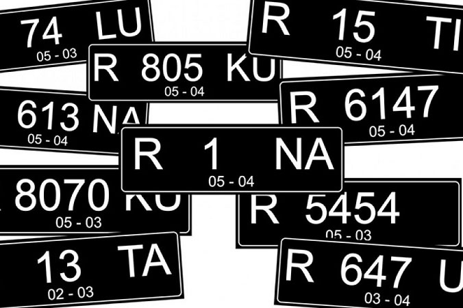 Daftar Nama Kode Plat Nomor Kendaraan Seluruh Daerah Kota, Kabupaten