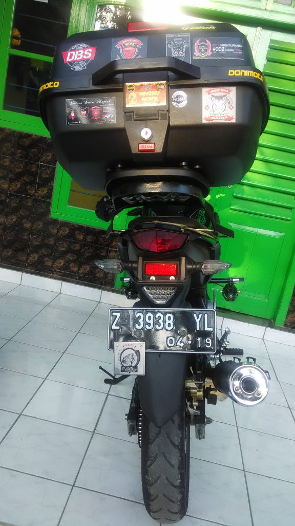 Modifikasi New Vixion Pakai Box Motor