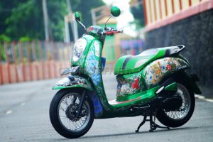 4 Modifikasi Honda Scoopy Keren Minimalis